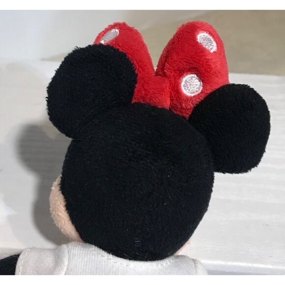 Disney NYC Minnie Mouse Plush Toy With Red Polka Dot Bow & Skirt 8" - Picture 3 of 10